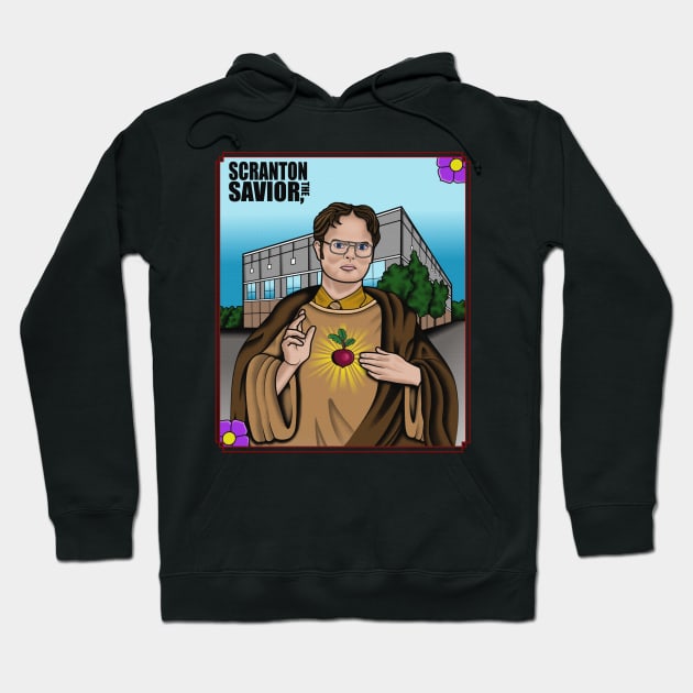 THE SCRANTON SAVIOR Hoodie by art_of_josh